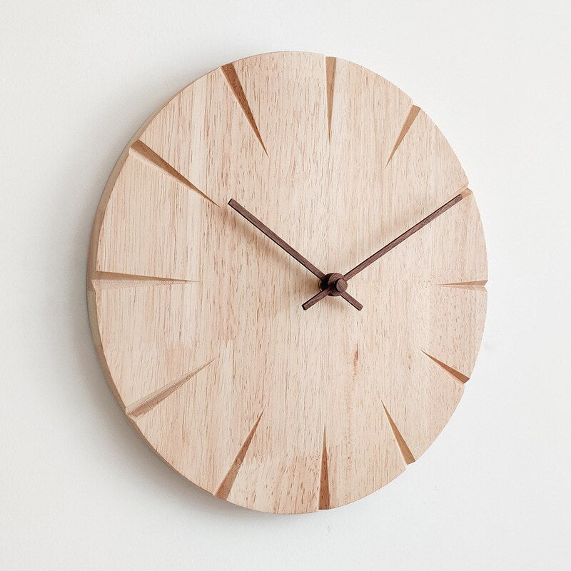 SOREAS Stylish Wooden Carved Clock