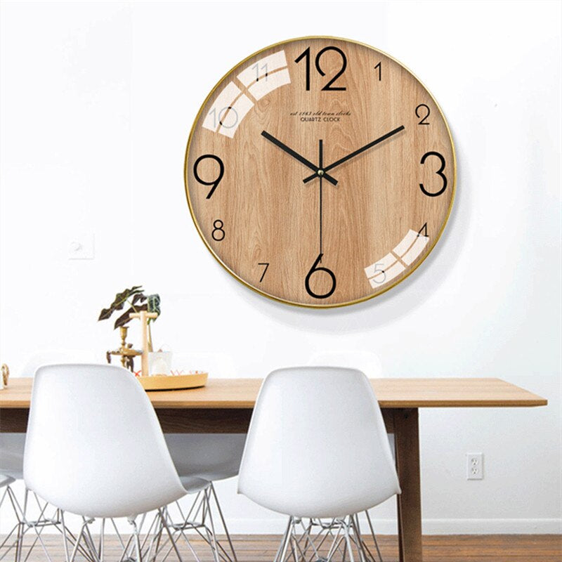 Modern Copper Wall Clock